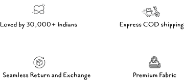 List of features with icons and text on a white background